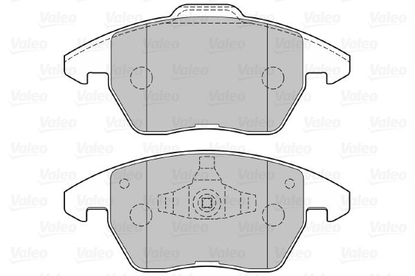 

Тормозные колодки Valeo дисковые 301715