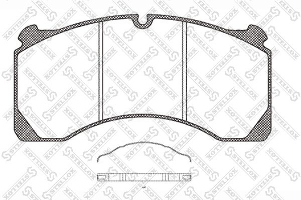 

Тормозные колодки Stellox дисковые 8501422SX