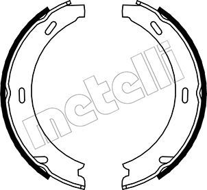 

Тормозные колодки METELLI стояночного тормоза 530233