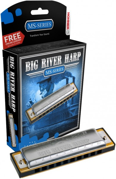 фото Губная гармоника диатоническая hohner big river harp 590/20 c