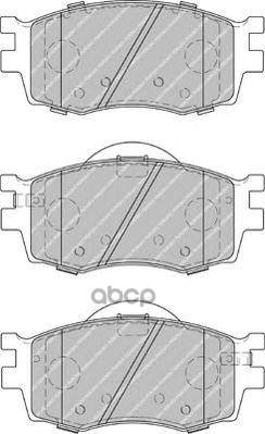 фото Комплект тормозных колодок ferodo fdb1955
