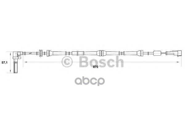 

Датчик abs BOSCH 0265007016