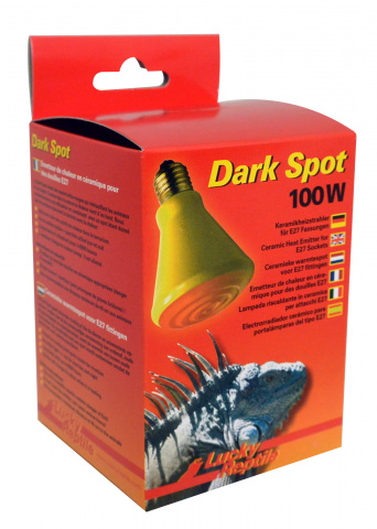 фото Керамический нагреватель для террариума lucky reptile dark spot 100 вт