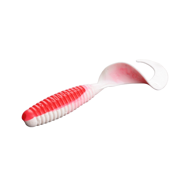 

Силиконовая приманка Mikado Twister 57 мм, 01, 5 шт., Белый;розовый, Twister