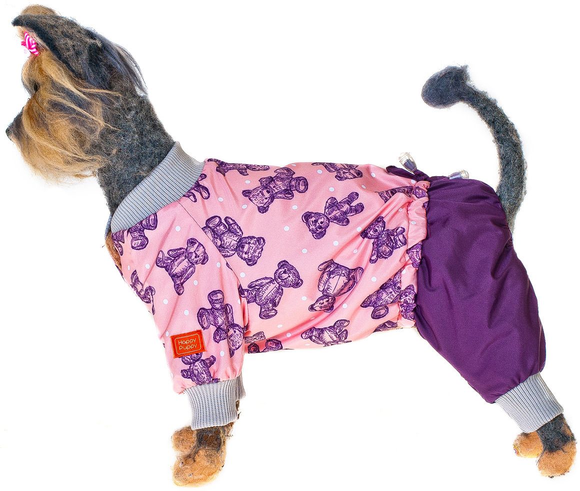 фото Комбинезон для собак happy puppy "мишка" розовый-3 28см