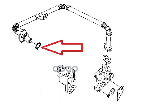 Прокладка трубки EGR