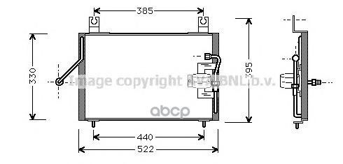 фото Радиатор кондиционера ava quality cooling ka5004