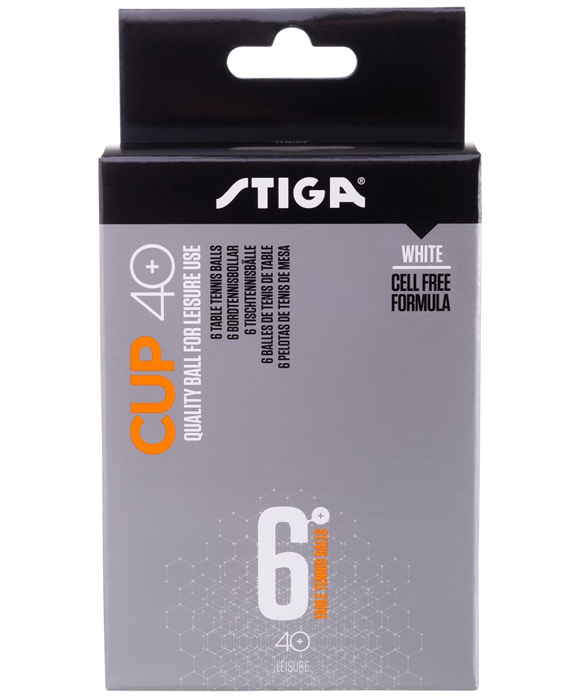 

Мячи для настольного тенниса Stiga Cup ABS, белый, 6 шт., Cup ABS
