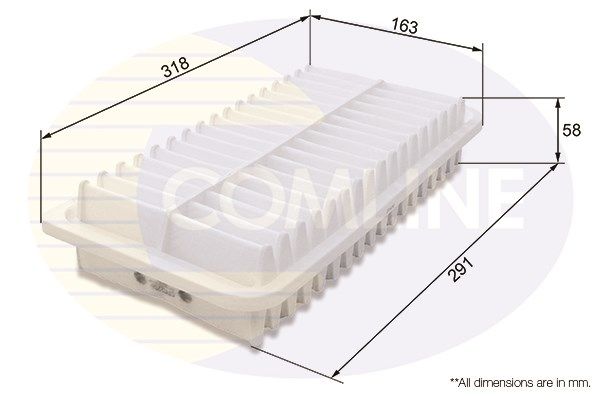 фото Фильтр воздушный comline cty12250