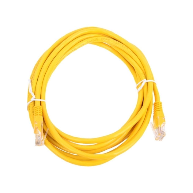 фото Кабель aopen rj45-rj45, m-m 5м yellow (anp511-5m)