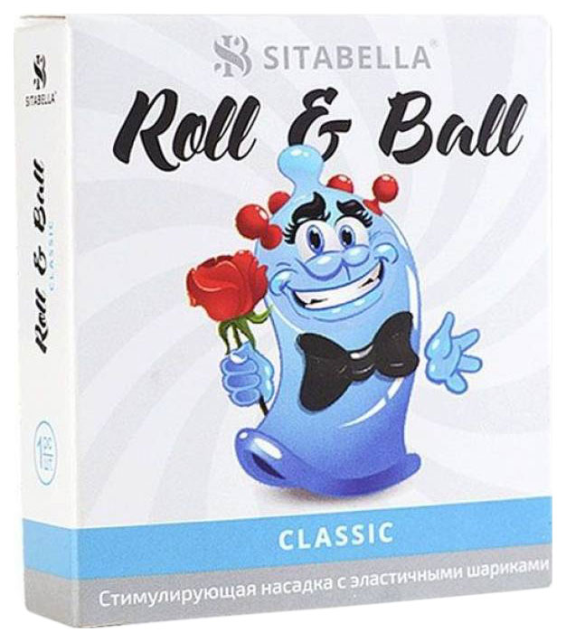 Купить Презерватив-насадка Roll Ball Classic, Sitabella, прозрачный, латекс