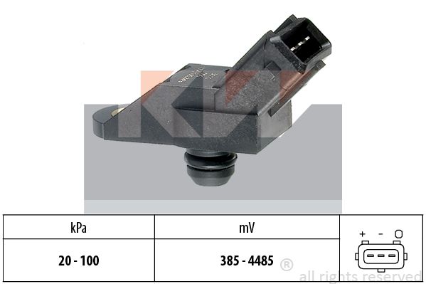 Датчик давления воздуха, высотный корректор KW 493 010