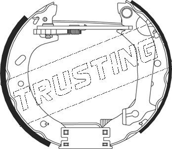

Комплект тормозных колодок TRUSTING 5310