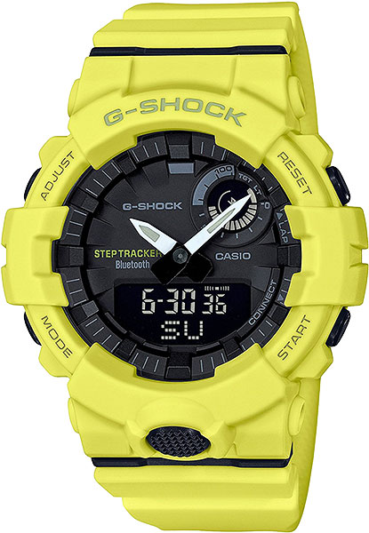 фото Японские спортивные наручные часы casio g-shock gba-800-9a с хронографом