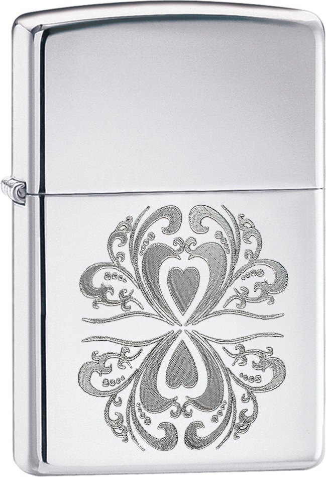 

Бензиновая зажигалка Zippo №28050 High Polish Chrome, Серебристый, №28050