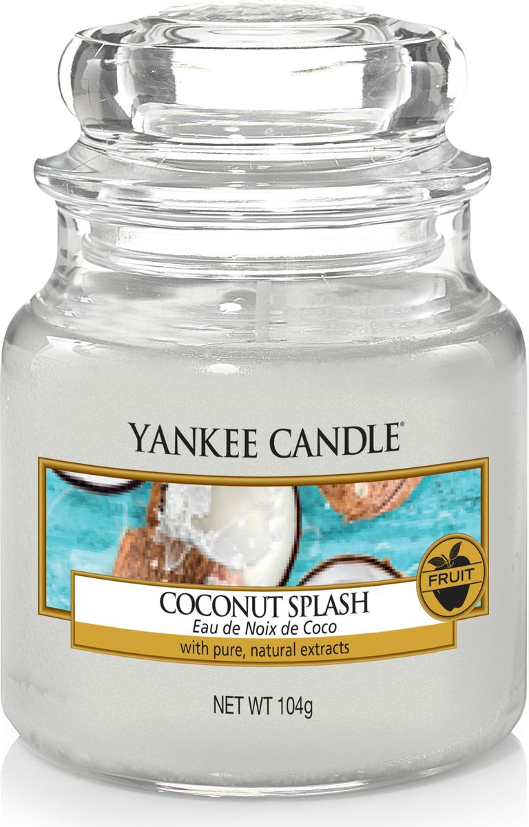 фото Свеча yankee candle coconut splash small jar candle 104 г