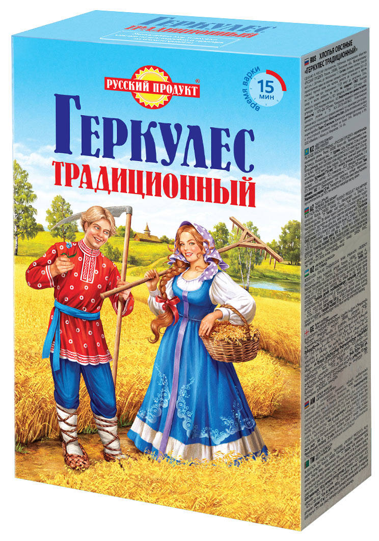 Овсяные хлопья Русский продукт геркулес традиционный  420 г