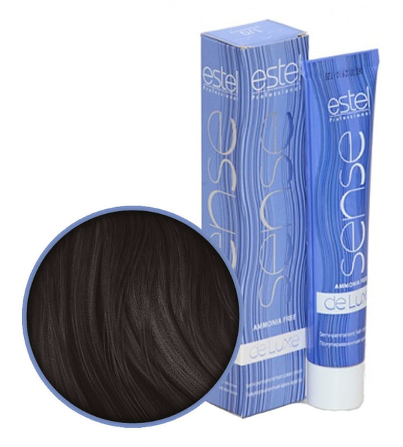 фото Краска для волос estel professional de luxe sense se3/0