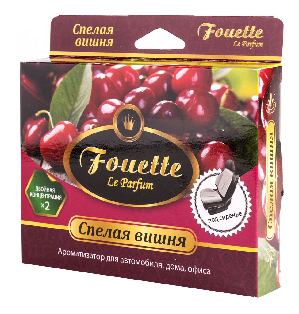 

Ароматизатор в машину Fouette Спелая вишня, Черный, Спелая Вишня