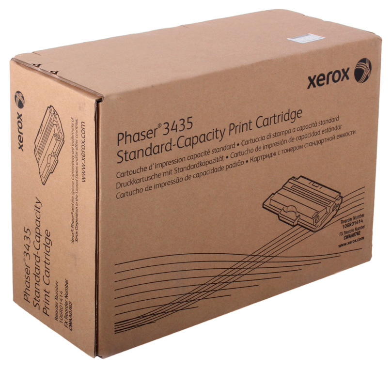 фото Картридж для лазерного принтера xerox 106r01414, черный, оригинал