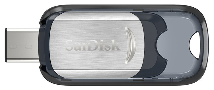 фото Флешка sandisk ultra 64гб silver/black (sdcz450-064g-g46)