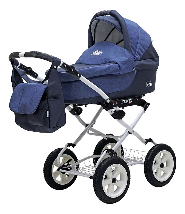 

Коляска 2 в 1 BartPlast Fenix Classic темно-синий, Fenix Classic