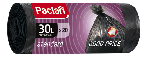 

Мешок для мусора Paclan Standart 30 л 20 шт, standart 30 л 20 шт.