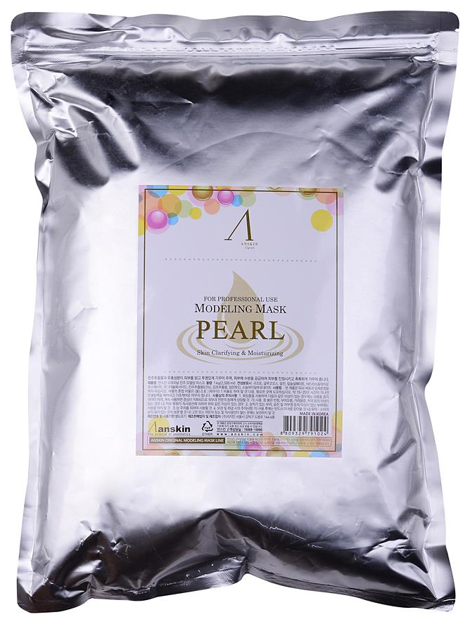 Маска для лица Anskin Pearl Modeling Mask Refill 1000 г маска для лица anskin ан original pearl альгинатная 25 г