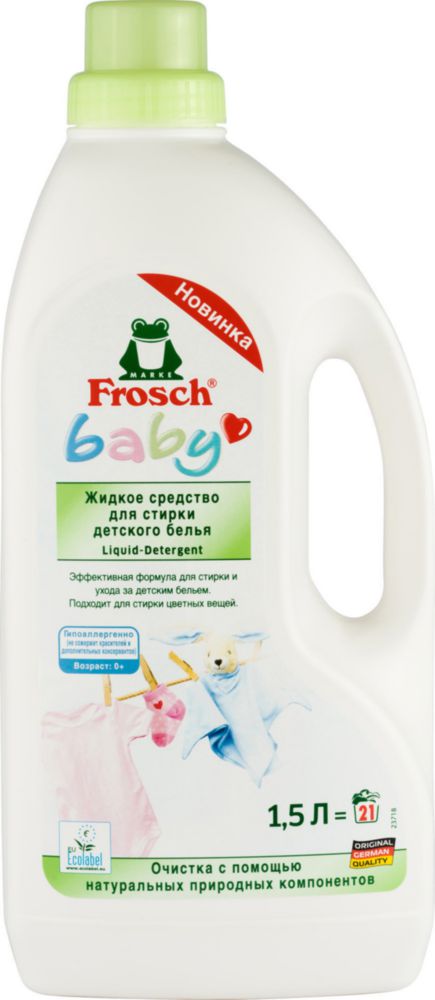 Гель для стирки Frosch baby для детского белья 1.5 л
