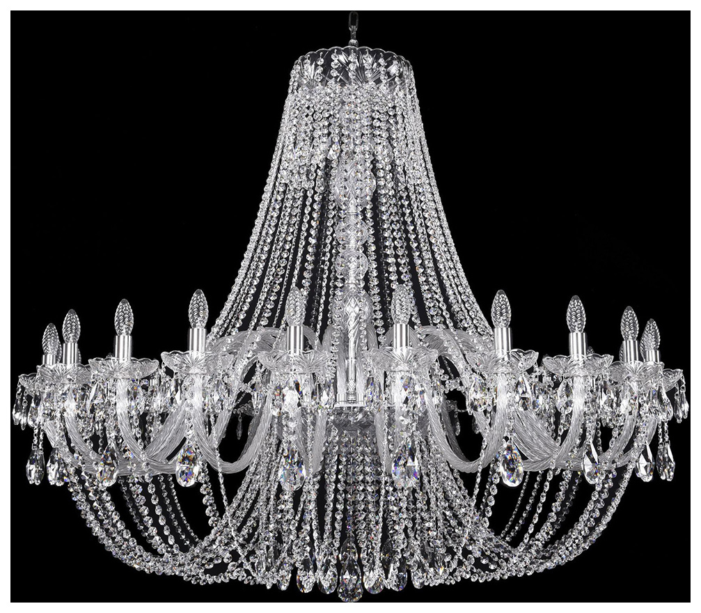 фото Люстра подвесная bohemia ivele crystal 1406/24/530-125/ni