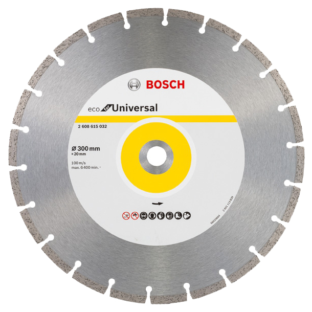 фото Диск отрезной алмазный bosch eco universal 300-20 2608615032