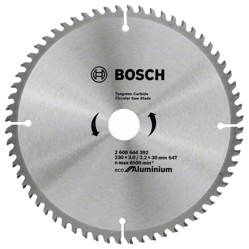 фото Пильный диск по дереву bosch eco alu/multi 230x30-64t 2608644392