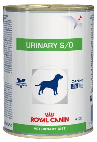 фото Консервы для собак royal canin urinary s/o, мясо, 410г