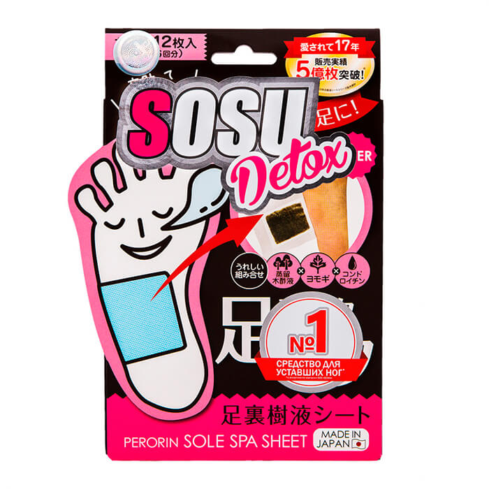 

Патчи для ног Sosu Detox Полынь 125 г, Detox Полынь