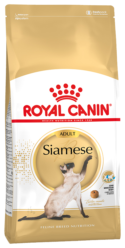 фото Сухой корм для кошек royal canin siamese adult, симаская, курица, 2кг