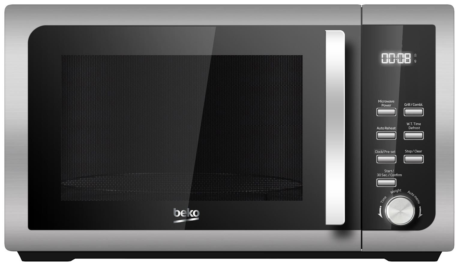 фото Микроволновая печь соло beko mof23110x silver/black