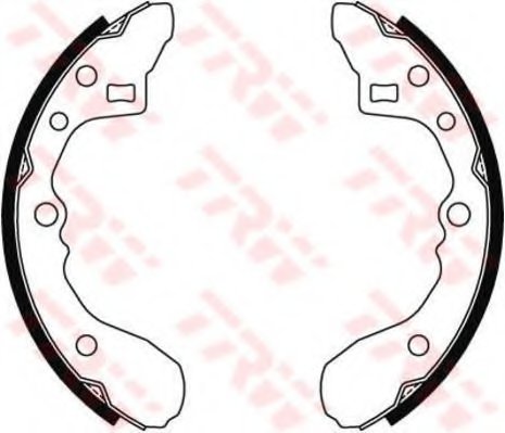 

Колодки тормозные барабанные задн MAZDA: 323 1.1-1.7D 85-89 PATRON PSP238