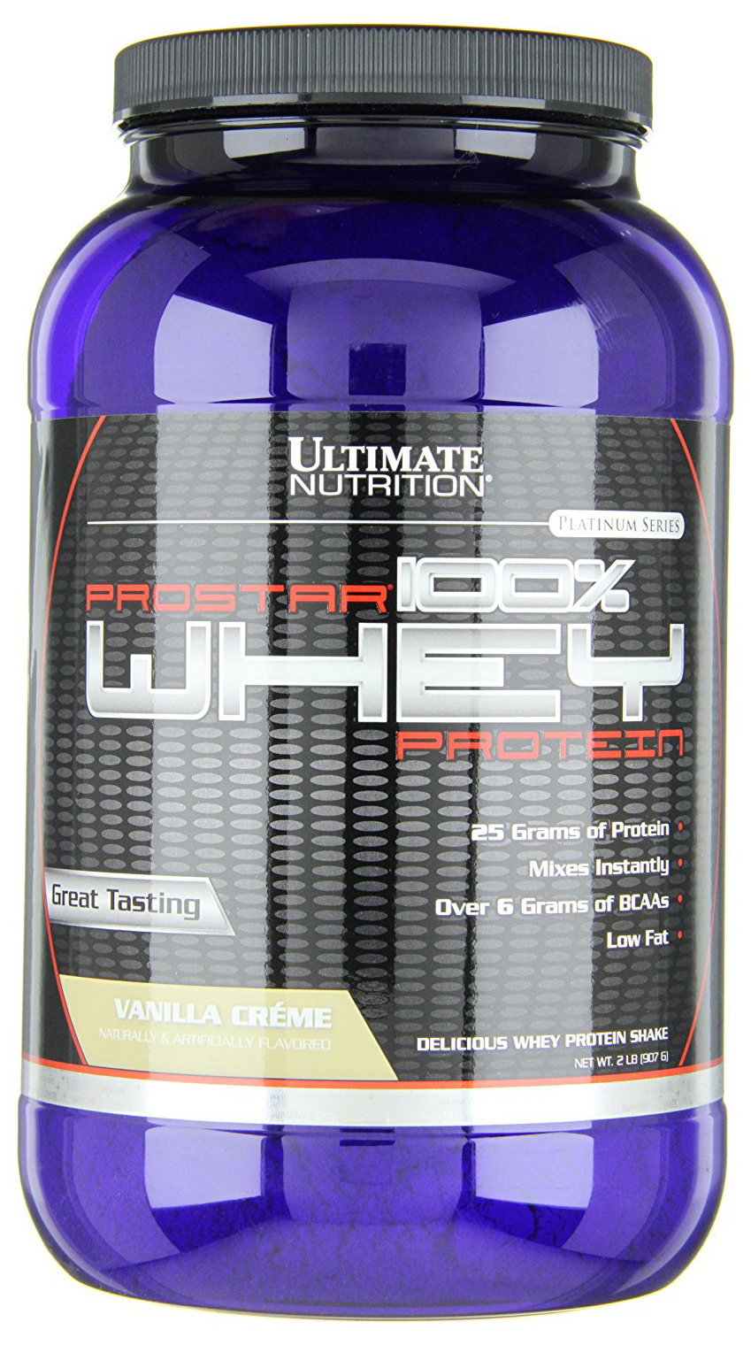 фото Протеин ultimate nutrition prostar 100% whey protein, 900 г, vanilla creme