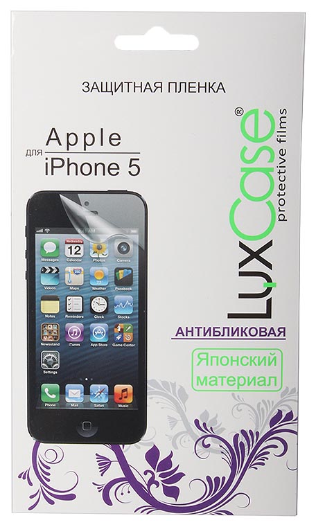 

Защитная пленка LuxCase Apple iPhone 5/5S/5C (Антибликовая)