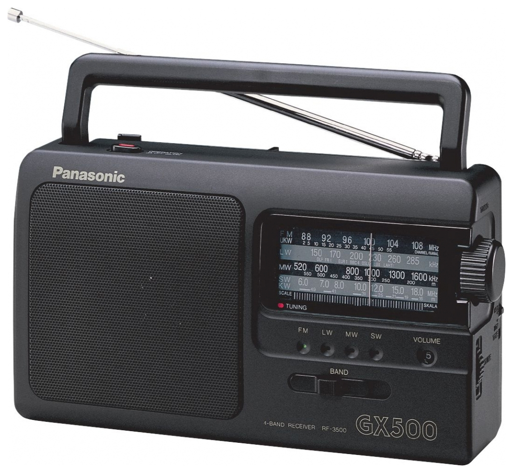 

Радиоприемник Panasonic RF-3500E9-K Black, RF-3500E9-K