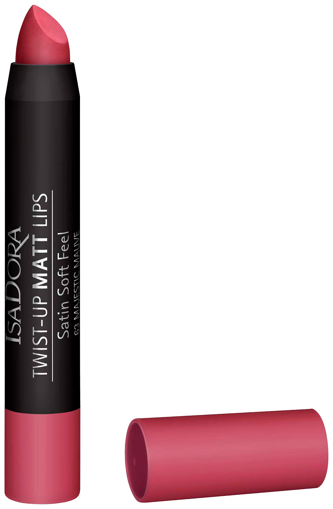 

Помада IsaDora Twist-up Matt Lips 63 Majestic Mauve 3,3 гр, twist-up matt lips