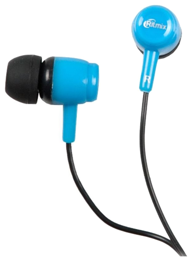 фото Наушники ritmix rh-020 lite blue/black