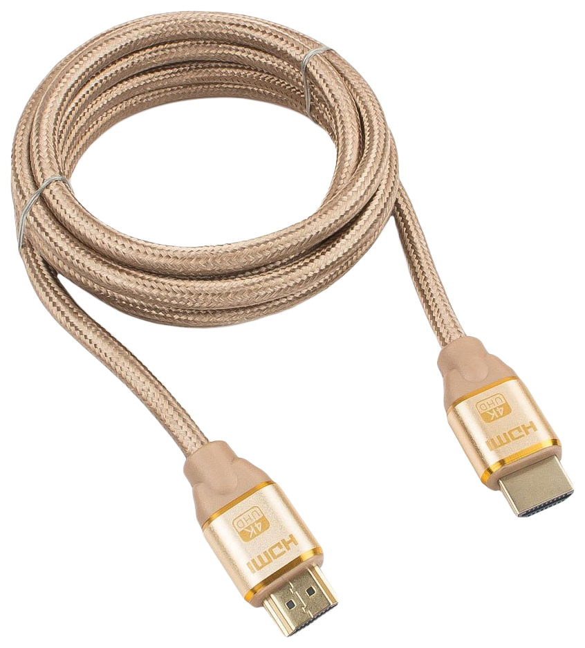 фото Кабель gembird hdmi - hdmi, 1,8м gold (cc-g-hdmi03-1,8m)