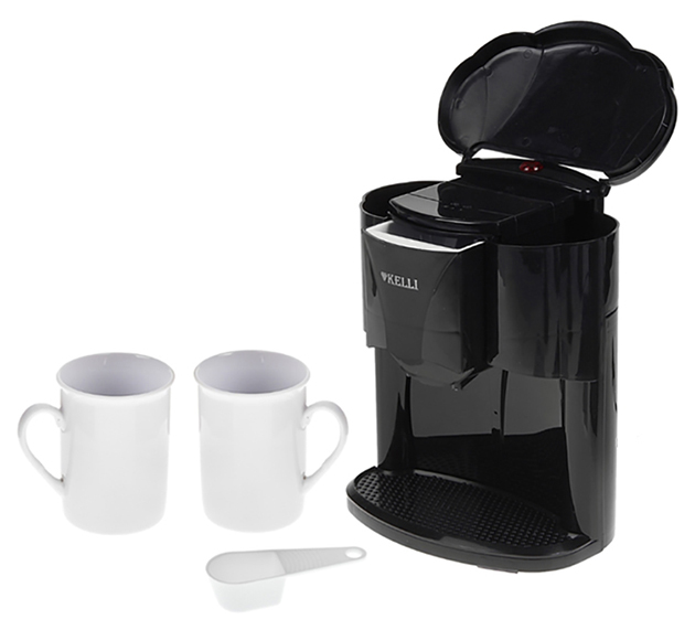 

Кофеварка капельного типа Kelli KL-1491 Black, KL-1491