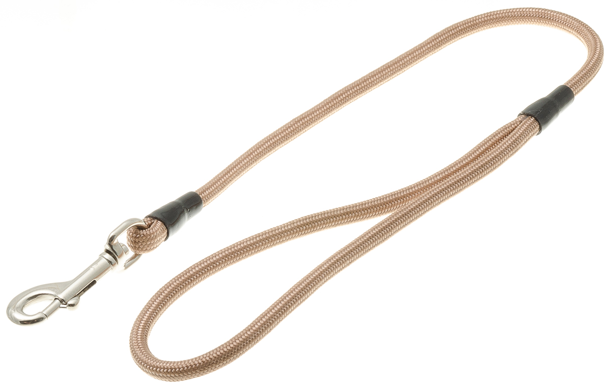 

Водилка для собак ZooOne с карабином, круглая, кэмел, 6 мм x 50 см, 72-0784