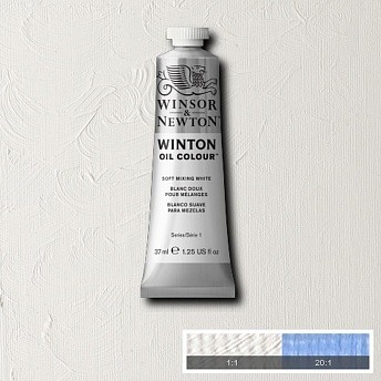 фото Масляная краска winsor&newton winton мягкий белый 37 мл