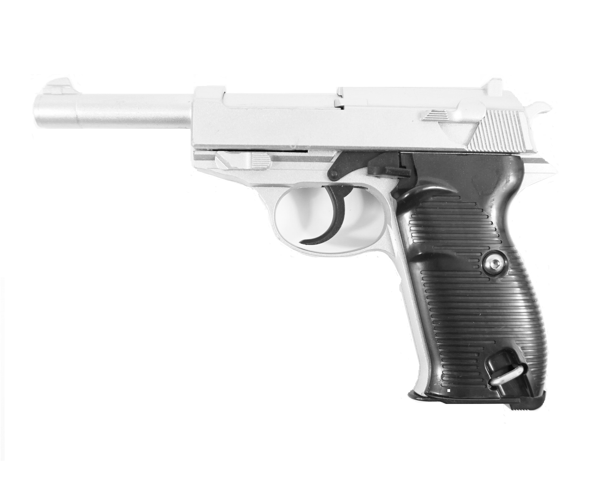 Страйкбольный пружинный пистолет Galaxy  Китай (кал. 6 мм) G.21S (серебристый)