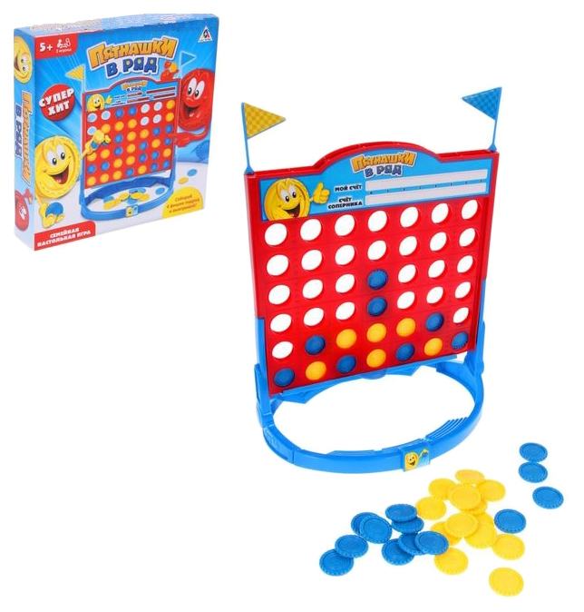 фото Настольная игра "пятнашки в ряд" лас играс