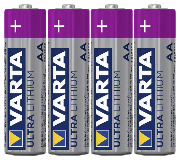 

Батарейка AA литиевая Varta Professional Lithium FR 6-4BL (6106) 1.5V в блистере 4шт., Varta-3