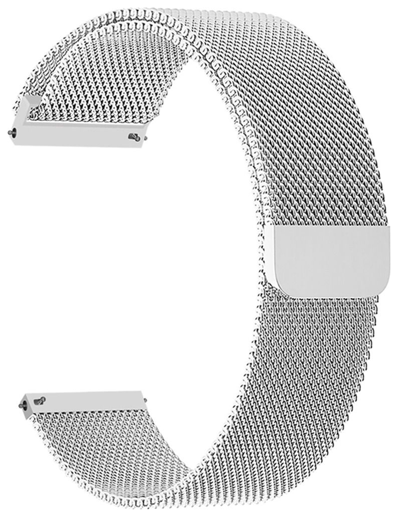 фото Ремешок для часов lyambda "capella", универсальный, 20 мм (нержавеющая сталь, серебристый)